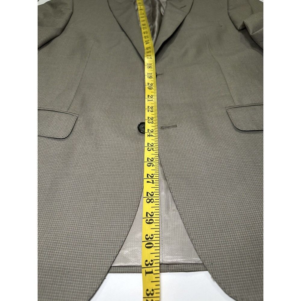 Sean John Men's Classic-Fit Brown/Tan Suit Separate Jacket-42R - Picture 3 of 8